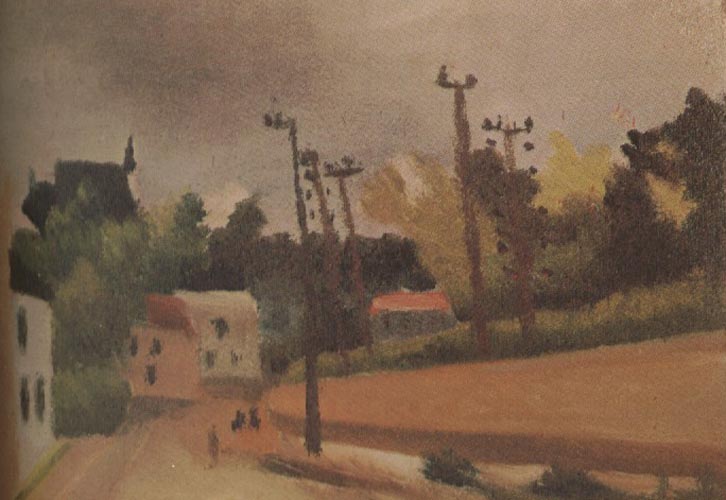 Henri Rousseau Sketch for View of Malakoff